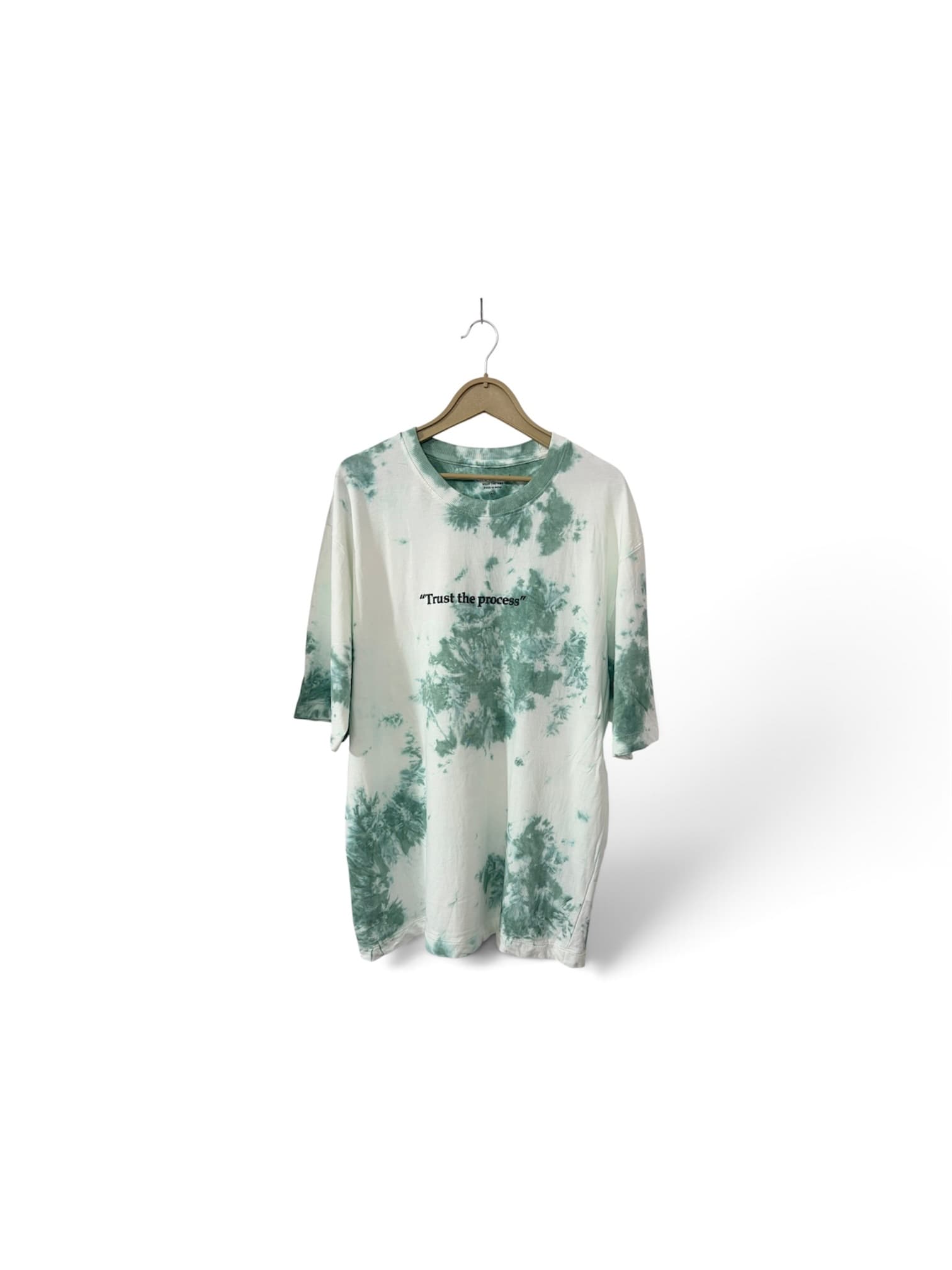 Crocktees — Green & White Tie-dye